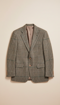 Wool Tailored Blazer with Satin Lining